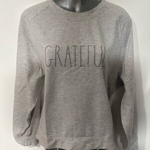Rae Dunn Light Gray Sweatshirt